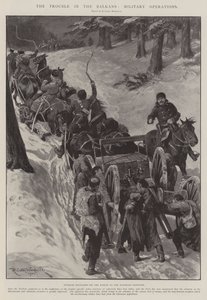 Die Unruhen auf dem Balkan, Militärische Operationen
